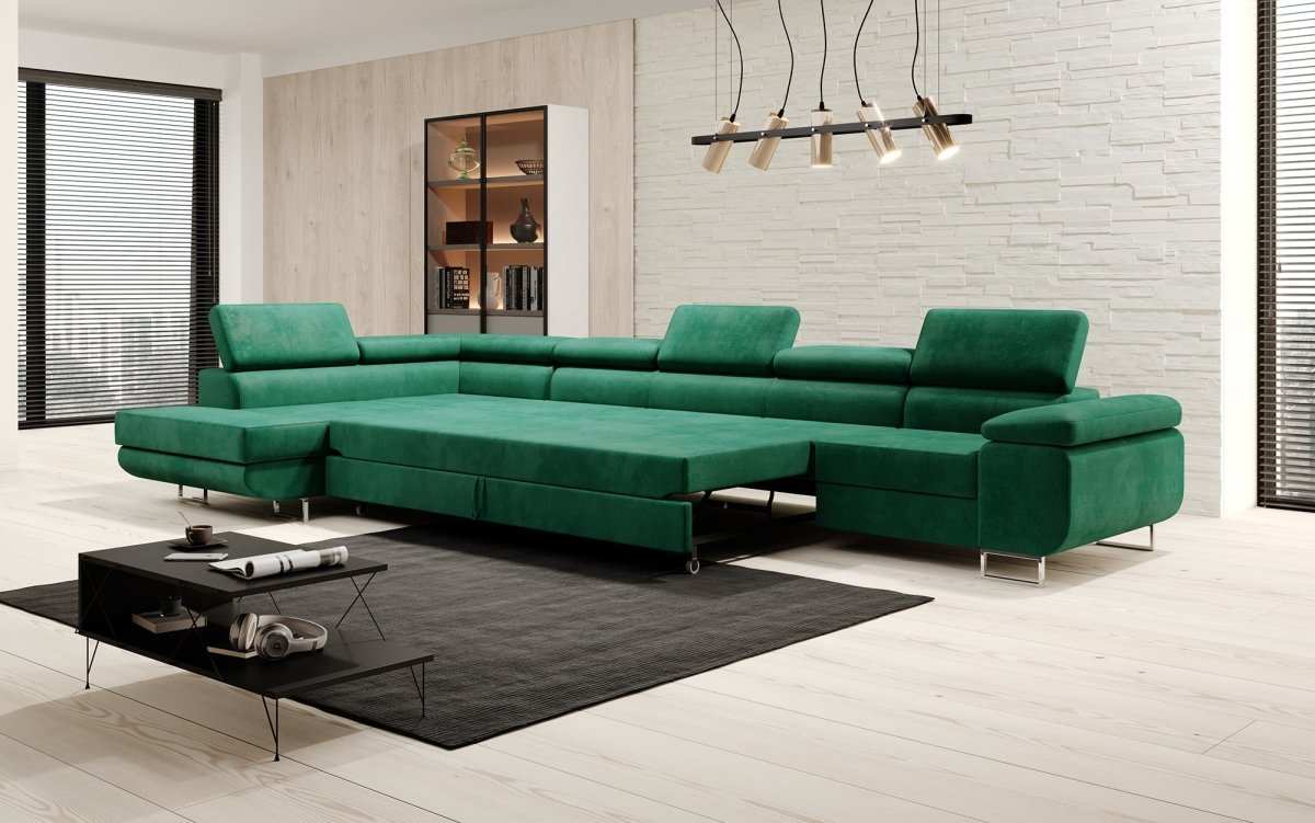 Designer Sofa Maxi mit Schlaf - und Klappfunktion - Luxusbetten24