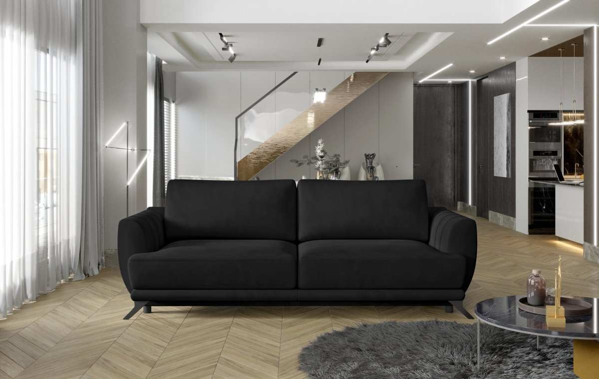 Designer Sofa Megan mit Schlaffunktion und Stauraum - Luxusbetten24