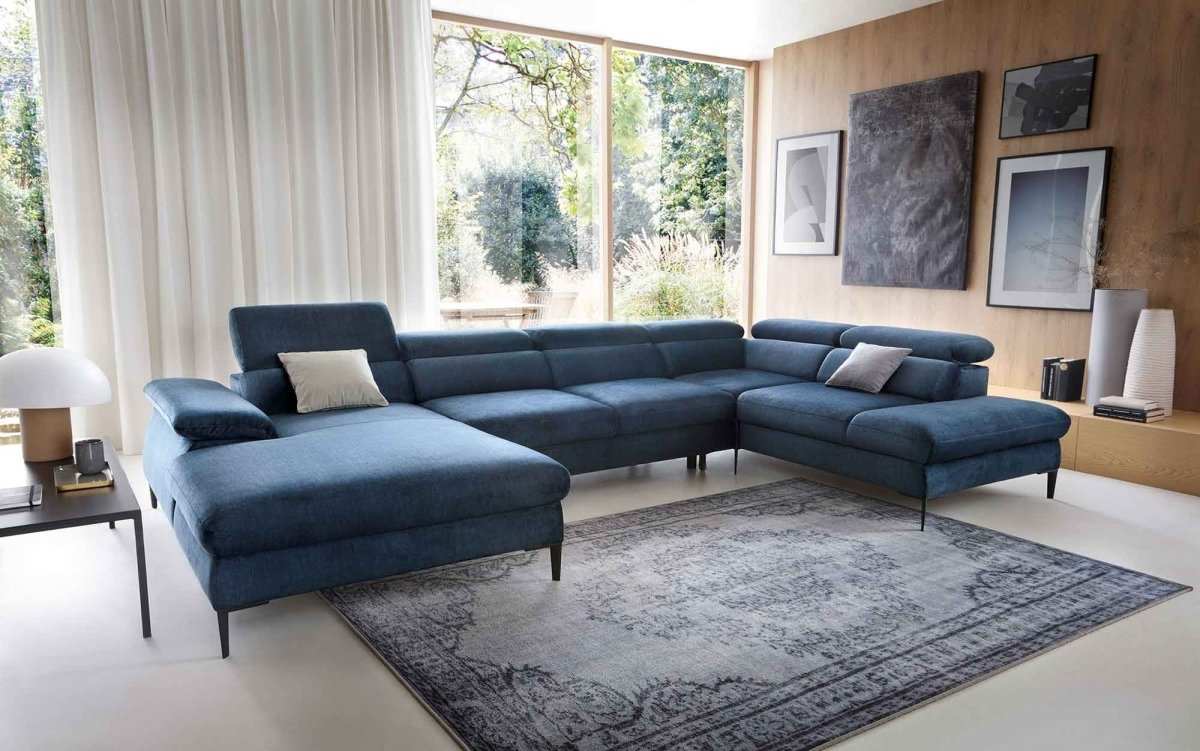 Designer Sofa Miriam mit Schlaf- und Klappfunktion - Luxusbetten24