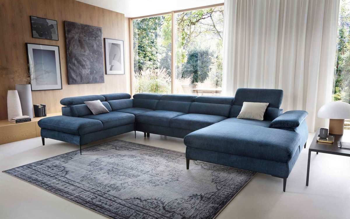 Designer Sofa Miriam mit Schlaf- und Klappfunktion - Luxusbetten24