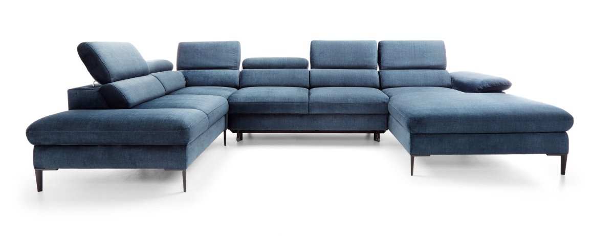 Designer Sofa Miriam mit Schlaf- und Klappfunktion - Luxusbetten24