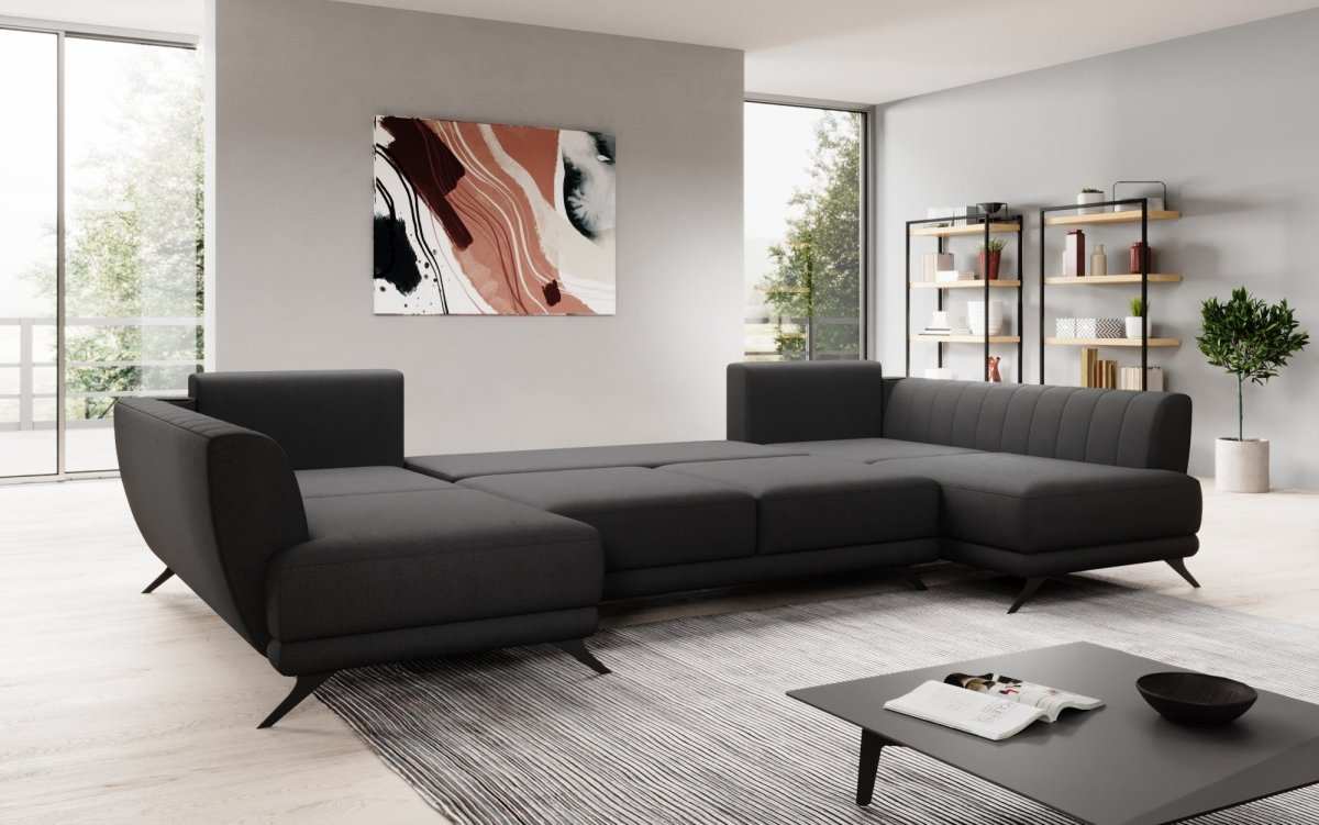 Designer Sofa Nina mit Schlaffunktion - Luxusbetten24