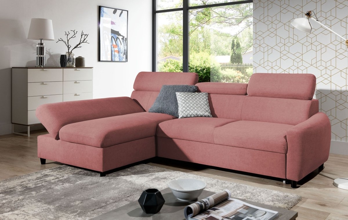 Designer Sofa Noura Mini mit Schlaf- und Klappfunktion - Luxusbetten24