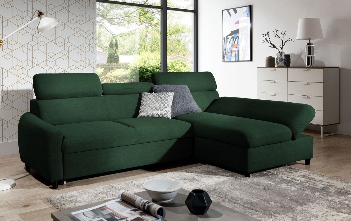 Designer Sofa Noura Mini mit Schlaf- und Klappfunktion - Luxusbetten24