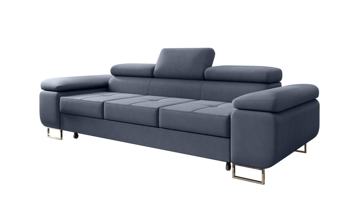 Designer Sofa Siera mit Schlaffunktion (Samt) - Luxusbetten24