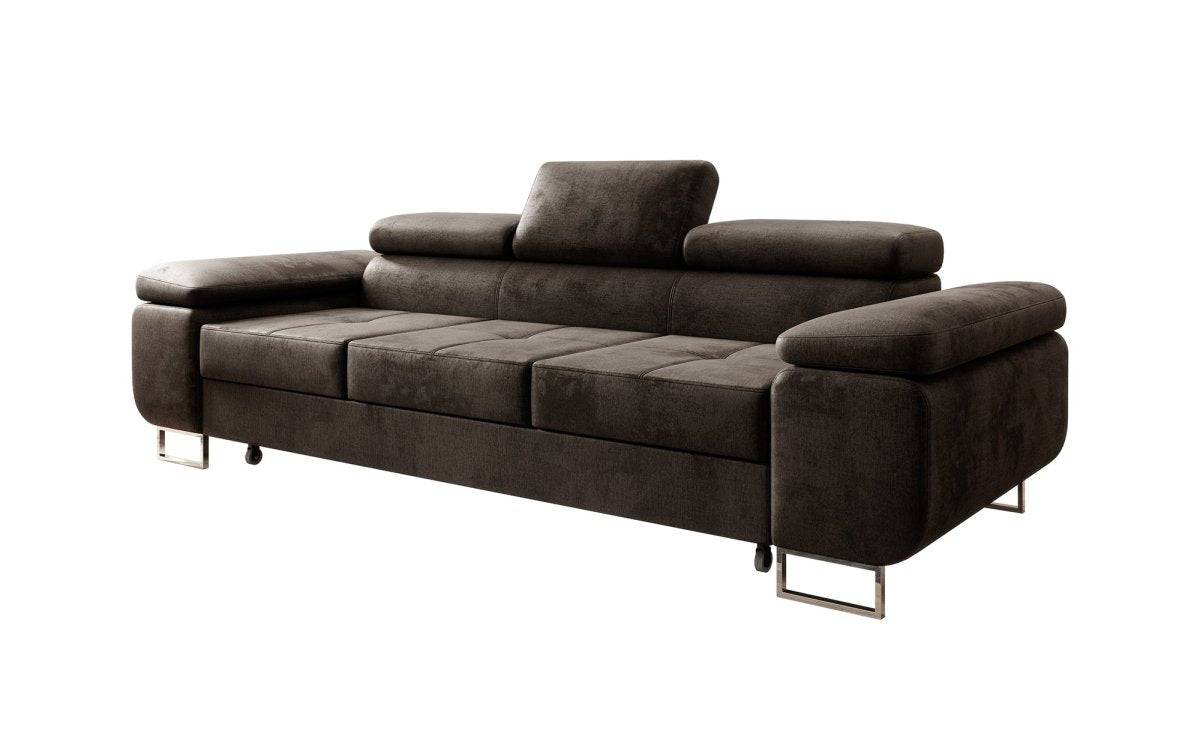 Designer Sofa Siera mit Schlaffunktion (Samt) - Luxusbetten24