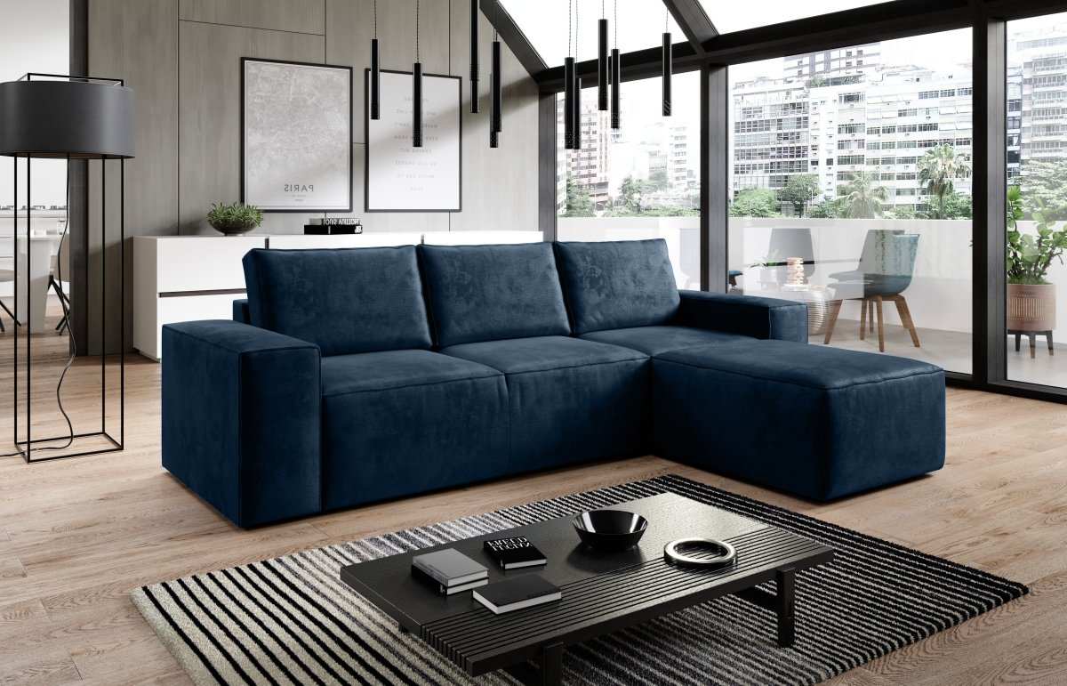 Designer Sofa Solaris mit Schlaffunktion und Stauraum - Luxusbetten24