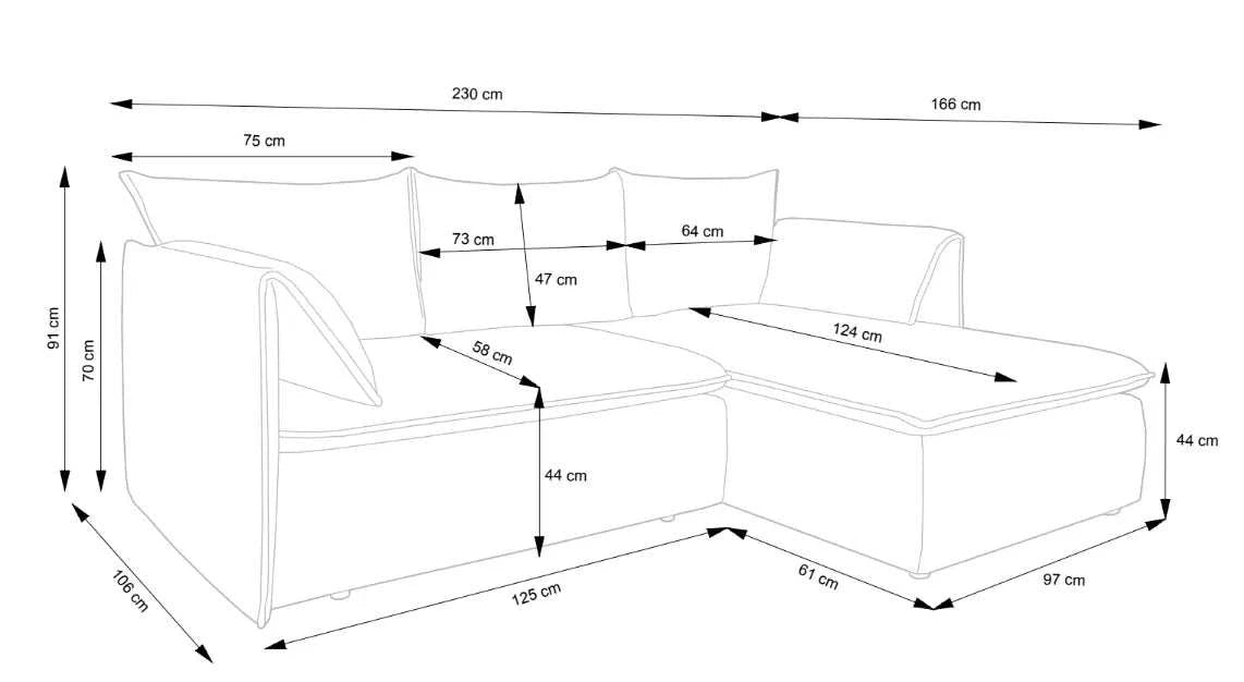 Designer Sofa Zoe - Luxusbetten24