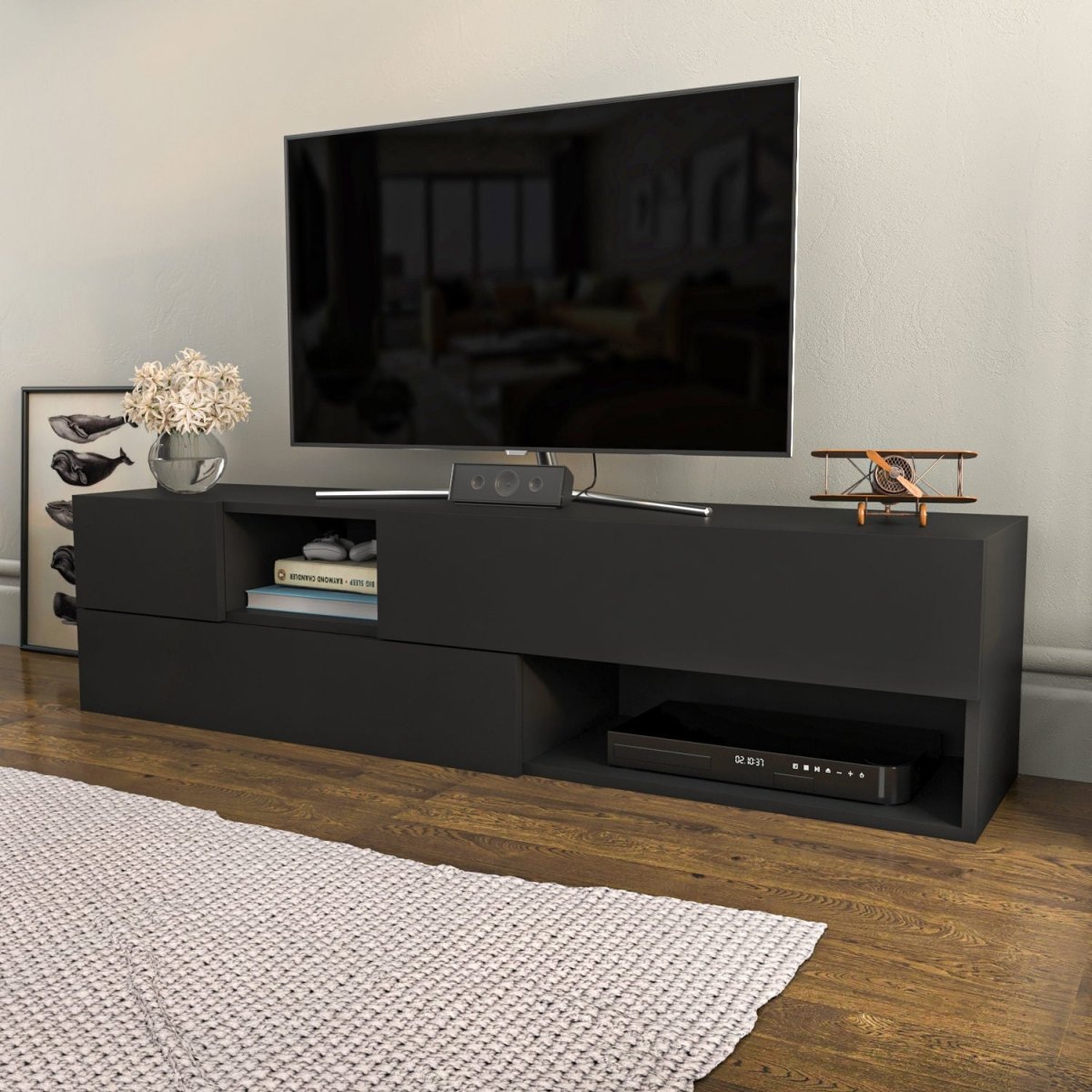 Designer TV Board Noceto - Luxusbetten24