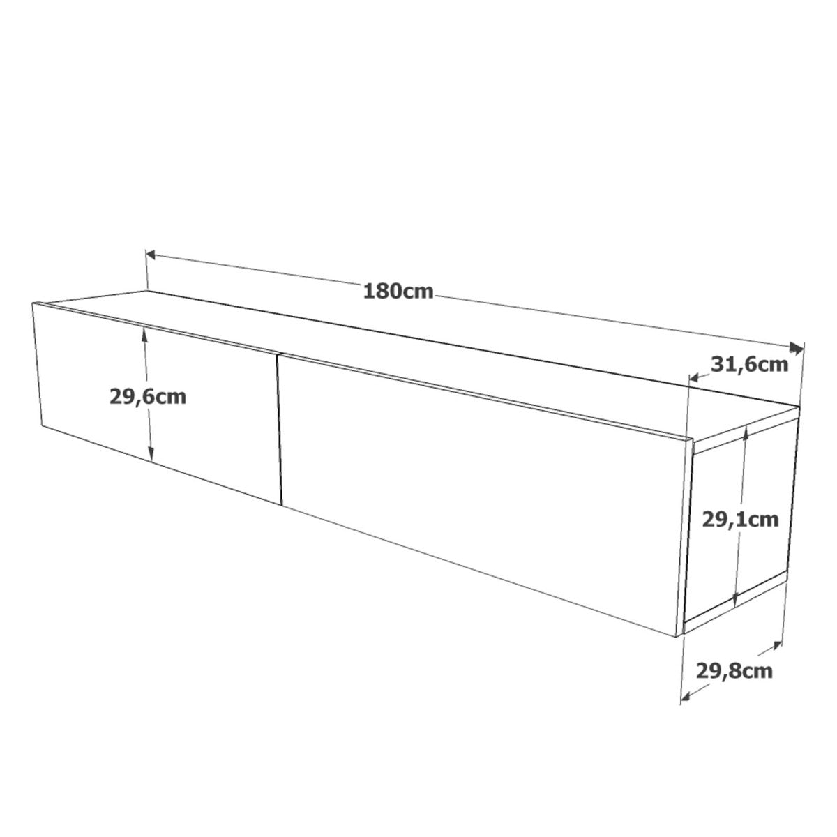 Designer TV Lowboard Banzi - Luxusbetten24