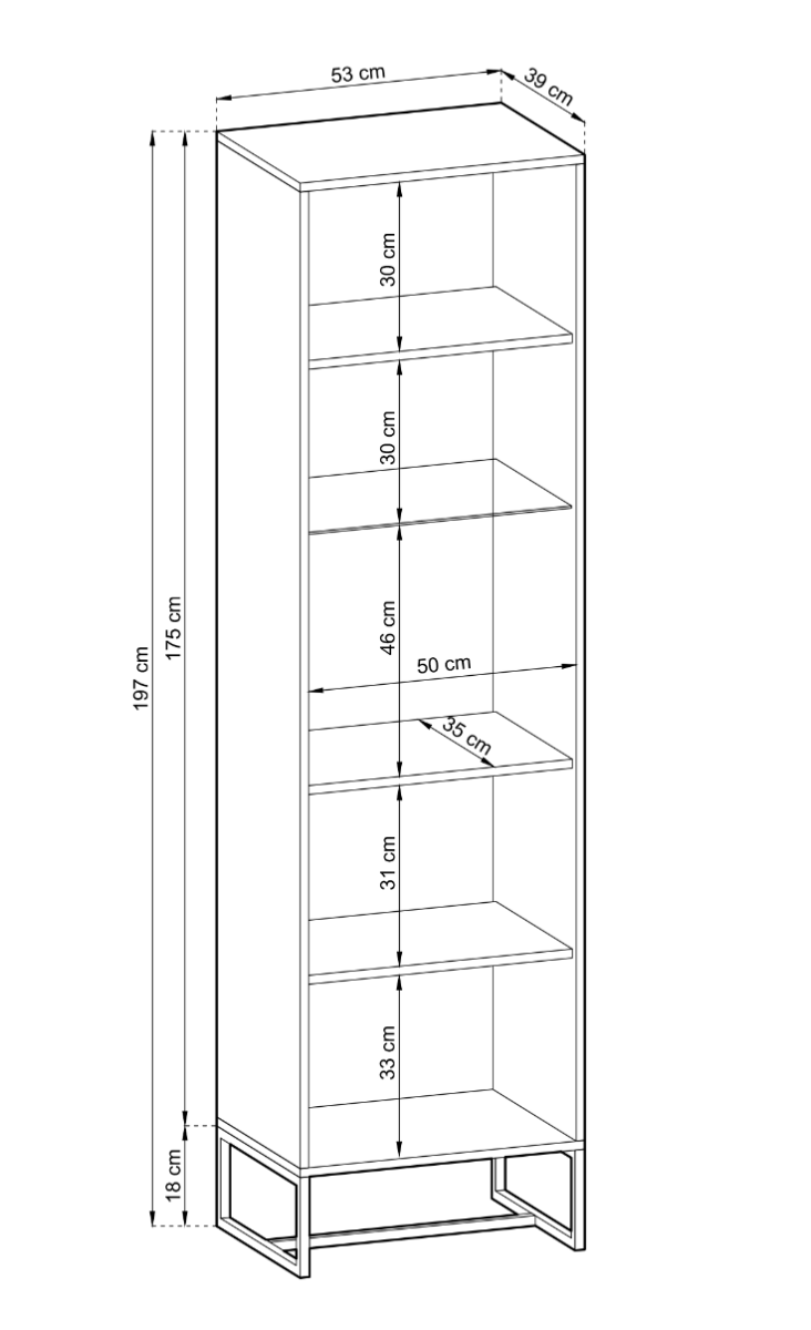 Designer Vitrine Andira - Luxusbetten24